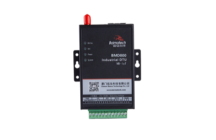 BMD800 NB-IoT 无线数传DTU，基于NB-IoT网络给予窄带无线通信与低速率数据传输。NB-IoT物联网终端，具有连接量大，覆盖面广，穿透性好，功耗低、成本低等强大优势。